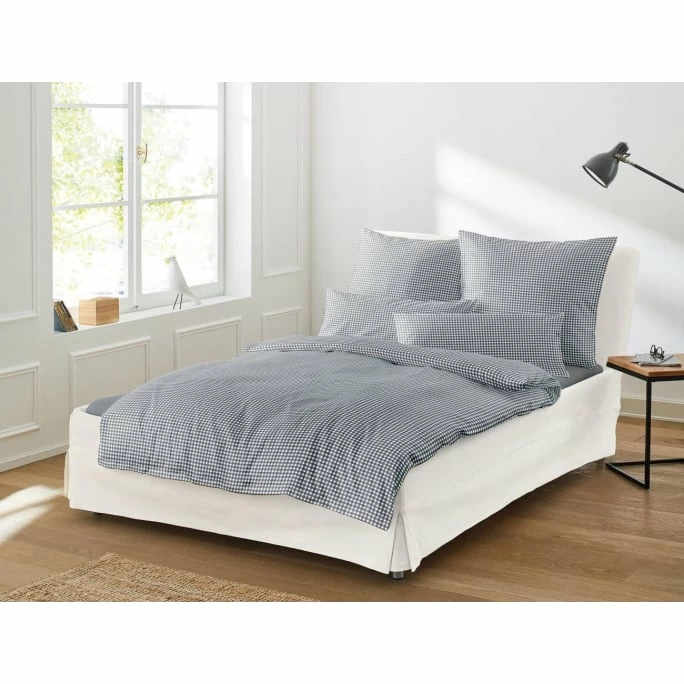 Billig ❤️ Irisette TWIST 8626 Mako-Satin Bettwäsche - 140x220 / 70x90 (AT) Cm - Grafit ? 2 Billig ❤️ Irisette TWIST 8626 Mako-Satin Bettwäsche - 140x220 / 70x90 (AT) Cm - Grafit ? – Bild 2