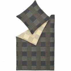 Bestes Angebot ? ESPRIT Home Madison Bettwäsche-Set Aus Satin - 135x200 / 80x80 Cm - Navy ✨