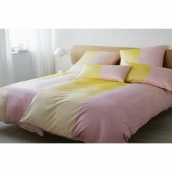 Bestes Angebot ? Elegante Match Kopfkissenbezug Aus Mako-Satin - 40x80 Cm - Pudergelb ⭐ -ESSENZA HOME SHOP unnamed file 103