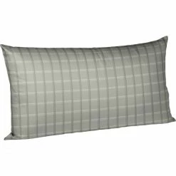 Neu ? Fleuresse Heidelberg RV 226 Kopfkissenbezug Aus Mako Batist - 40x80 Cm - Hellgrau ✨
