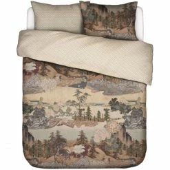 Auslauf ? ESSENZA HOME Essenza Carice Bettwäsche-Set - 155x220 / 80x80 Cm - Multi ?