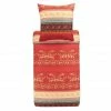 Schlussverkauf ? Bassetti OROSEI Bettwäsche-Set Aus Baumwollsatin - 135x200 / 80x80 Cm - R1-rot ?