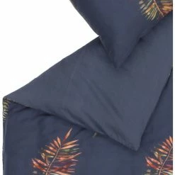 Billig ? Schöner Wohnen Jungle Mood Bettwäsche-Set - 135x200 / 80x80 Cm - Navy ? -ESSENZA HOME SHOP unnamed file 1125