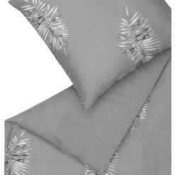 Angebote ⌛ Schöner Wohnen Jungle Leaves Bettwäsche-Set - 155x220 / 80x80 Cm - Grau ? -ESSENZA HOME SHOP unnamed file 1130