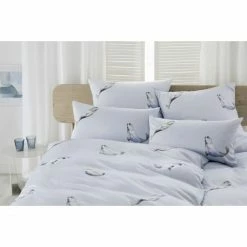 Bester Verkauf ? Elegante Seals Bettwäsche-Set Aus Mako-Satin - 135x200 / 40x80 Cm - Silbergrau ? -ESSENZA HOME SHOP unnamed file 1160