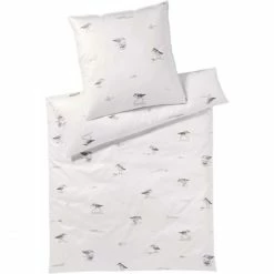 Top 10 ? Elegante Sandpiper Kopfkissenbezug Aus Mako-Satin - 40x80 Cm - Creme ?