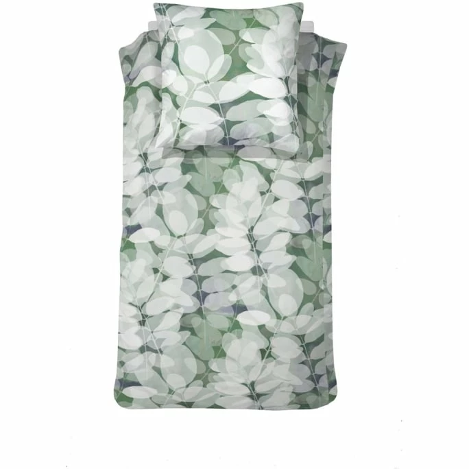 Neu ? Cinderella Levy Bettwäsche-Set Aus Baumwoll-Satin - 135x200 / 80x80 Cm - Green ✔️ 1 Neu ? Cinderella Levy Bettwäsche-Set Aus Baumwoll-Satin - 135x200 / 80x80 Cm - Green ✔️