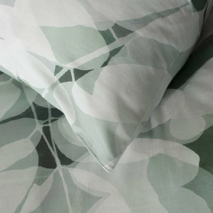Neu ? Cinderella Levy Bettwäsche-Set Aus Baumwoll-Satin - 135x200 / 80x80 Cm - Green ✔️ 3 Neu ? Cinderella Levy Bettwäsche-Set Aus Baumwoll-Satin - 135x200 / 80x80 Cm - Green ✔️ – Bild 3