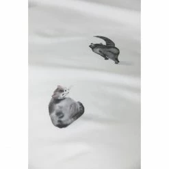 Schlussverkauf ? Elegante Streuner Bettwäsche-Set Aus Mako-Satin - 135x200 / 40x80 Cm - Weiß ? -ESSENZA HOME SHOP unnamed file 1204