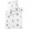 Schlussverkauf ? Elegante Alpaka Bettwäsche-Set Aus Mako-Satin - 135x200 / 40x80 Cm - Weiß ? -ESSENZA HOME SHOP unnamed file 1206