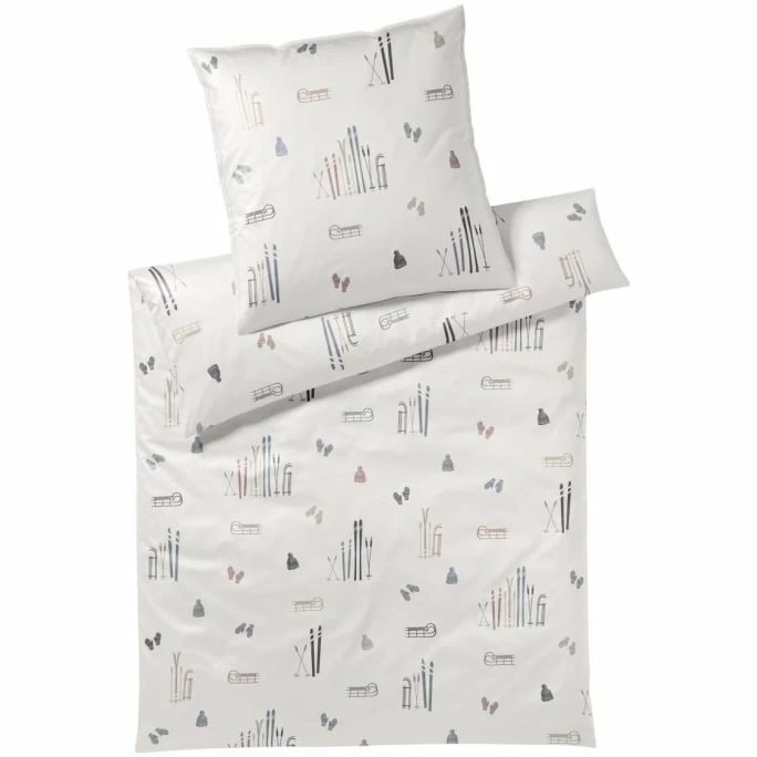 Bestes Angebot ❤️ Elegante Winterzauber Bettwäsche-Set Aus Mako-Satin - 135x200 / 40x80 Cm - Taupe ? 1 Bestes Angebot ❤️ Elegante Winterzauber Bettwäsche-Set Aus Mako-Satin - 135x200 / 40x80 Cm - Taupe ?