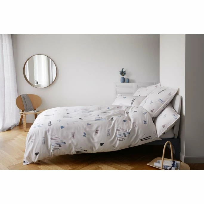 Bestes Angebot ❤️ Elegante Winterzauber Bettwäsche-Set Aus Mako-Satin - 135x200 / 40x80 Cm - Taupe ? 2 Bestes Angebot ❤️ Elegante Winterzauber Bettwäsche-Set Aus Mako-Satin - 135x200 / 40x80 Cm - Taupe ? – Bild 2