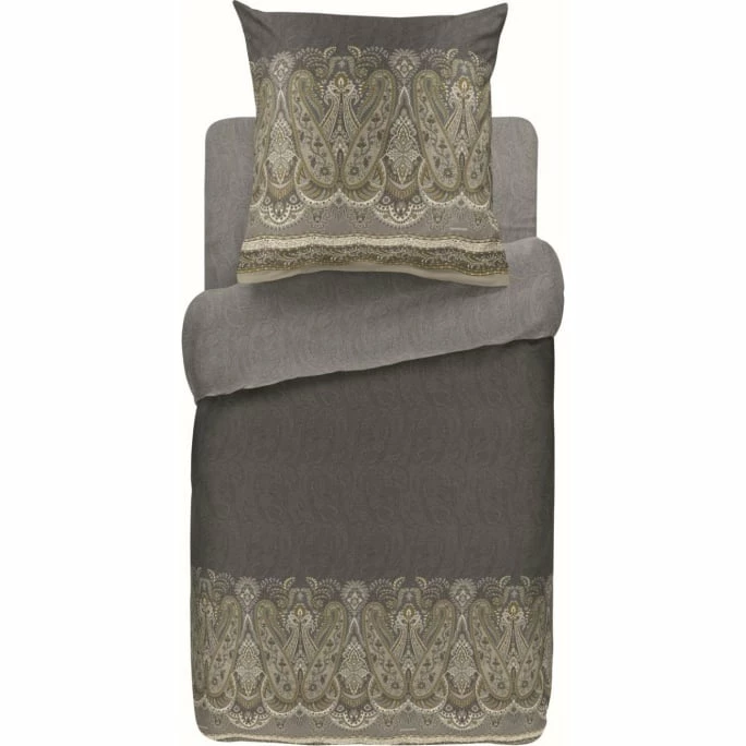 Aktion ⭐ Bassetti SABBIONETA Kopfkissenbezug Aus Baumwollsatin - 40x80 Cm - G1-grau ✔️ 1 Aktion ⭐ Bassetti SABBIONETA Kopfkissenbezug Aus Baumwollsatin - 40x80 Cm - G1-grau ✔️