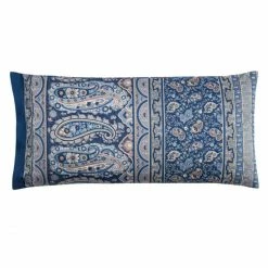Coupon ? Bassetti IMPERIA Kopfkissen-Bezug Aus Baumwollsatin - 40x80 Cm - B1-blau ?