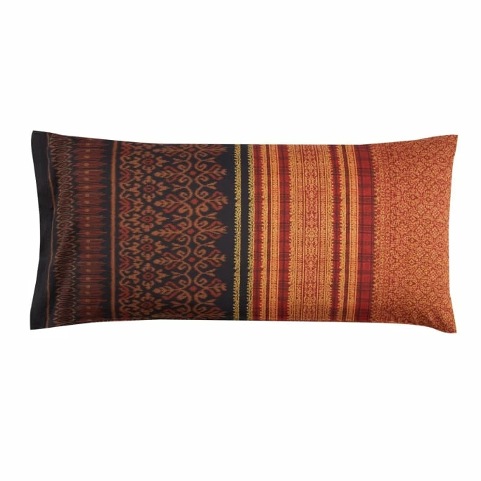 Aktion ? Bassetti ROCCARASO Kopfkissen-Bezug Aus Baumwollsatin - 40x80 Cm - R1-rot ? 1 Aktion ? Bassetti ROCCARASO Kopfkissen-Bezug Aus Baumwollsatin - 40x80 Cm - R1-rot ?