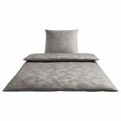 Besorgen ? Elegante Esperanto Bettwäsche Aus Mako-Satin - 155x220 / 80x80 Cm - Stein ?