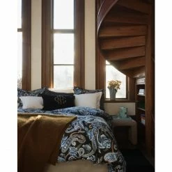 Bestes Angebot ? GANT Painted Paisley Kopfkissenbezug Aus Baumwollsatin - 40x80 Cm - Evening Blue ? -ESSENZA HOME SHOP unnamed file 1281