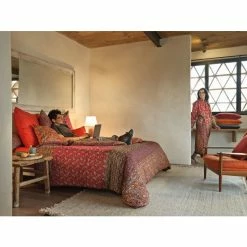 Am billigsten ? Bassetti IMPERIA Kopfkissen-Bezug Aus Baumwollsatin - 40x80 Cm - R1-rot ✔️ -ESSENZA HOME SHOP unnamed file 1300