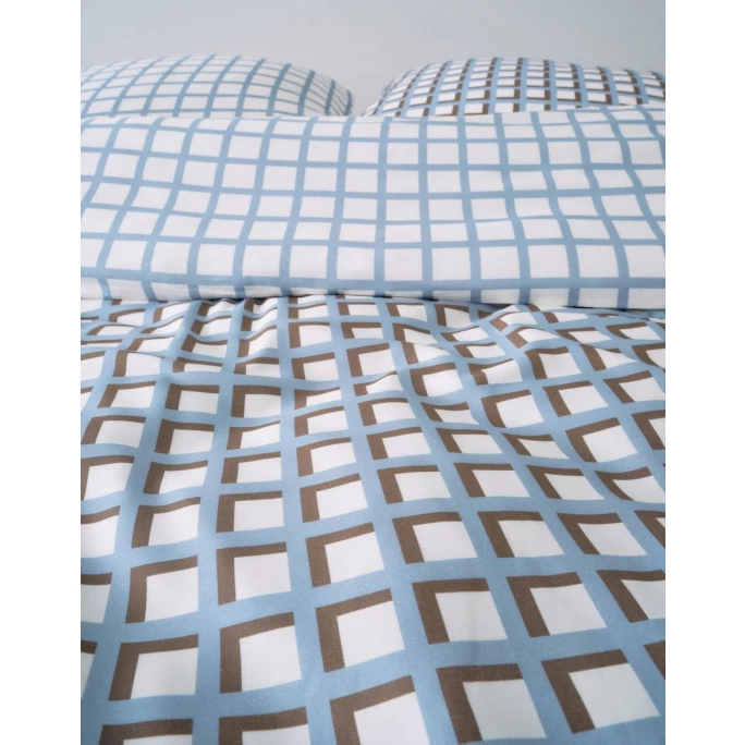 Bestpreis ? Marc O'Polo Karie Bettwäsche Aus Satin - 155x220 / 80x80 Cm - Powder Blue ? 3 Bestpreis ? Marc O'Polo Karie Bettwäsche Aus Satin - 155x220 / 80x80 Cm - Powder Blue ? – Bild 3