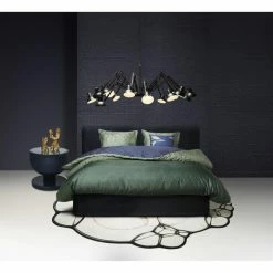 Bestes Angebot ? Moooi Dodo Pavone Bettwäsche Aus Mako-Satin - 155x220 / 80x80 Cm - Grün ? -ESSENZA HOME SHOP unnamed file 1369