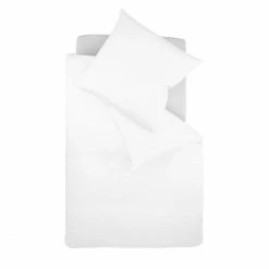 Auslauf ? Fleuresse Colours Bettwäsche-Garnitur - 135x200 / 80x80 Cm - Weiß ?