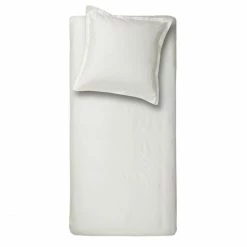 Aktion ? CINDERELLA PLAIN SATIN BETTWÄSCHE-SET - 135x200 / 80x80 Cm - Ivory ?