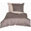 Bestes Angebot ? Schöner Wohnen Pure Bettwäsche-Set - 155x220 / 80x80 Cm - Sand-anthrazit ? -ESSENZA HOME SHOP unnamed file 1382