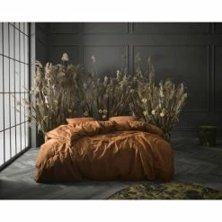 Auslauf ✔️ ESSENZA HOME Essenza Minte Satin-Bettwäsche - 135x200 / 80x80 Cm - Leather Brown ? -ESSENZA HOME SHOP unnamed file 1458