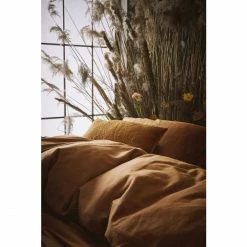 Auslauf ✔️ ESSENZA HOME Essenza Minte Satin-Bettwäsche - 135x200 / 80x80 Cm - Leather Brown ? -ESSENZA HOME SHOP unnamed file 1460