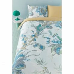 Brandneu ? Oilily Bering Sea Bettwäsche-Set Aus Mako-Satin - 135x200 / 80x80 Cm - Blau ? -ESSENZA HOME SHOP unnamed file 1464
