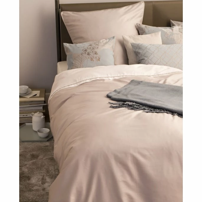 Brandneu ? Schöner Wohnen Pure Bettwäsche-Set - 135x200 / 80x80 Cm - Offwhite-sand ? 3 Brandneu ? Schöner Wohnen Pure Bettwäsche-Set - 135x200 / 80x80 Cm - Offwhite-sand ? – Bild 3