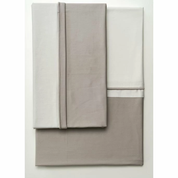 Brandneu ? Schöner Wohnen Pure Bettwäsche-Set - 135x200 / 80x80 Cm - Offwhite-sand ? 4 Brandneu ? Schöner Wohnen Pure Bettwäsche-Set - 135x200 / 80x80 Cm - Offwhite-sand ? – Bild 4