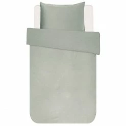 Coupon ✨ ESSENZA HOME ESSENZA Minte Satin-Bettwäsche - 155x220 / 80x80 Cm - Dusty Green ?