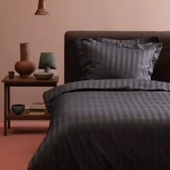 Großhandel ? Damai Linea Bettwäsche-Set Aus Satin - 135x200 / 80x80 Cm - Graphite ❤️ -ESSENZA HOME SHOP unnamed file 1533
