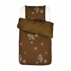 Neu ? ESSENZA HOME Essenza Lauren Satin Bettwäsche-Set - 155x220 / 80x80 Cm - Cinnamon ✔️