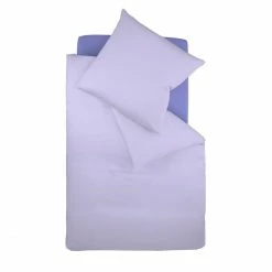 Großhandel ? Fleuresse Colours Bettwäsche-Garnitur - 135x200 / 80x80 Cm - Helllavendel ?
