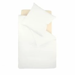 Aktion ? Fleuresse Colours Bettwäsche-Garnitur - 135x200 / 80x80 Cm - Naturweiß ✔️