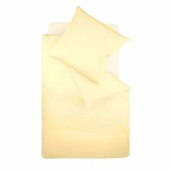 Coupon ? Fleuresse Colours Bettwäsche-Garnitur - 155x200 / 80x80 Cm - Vanille ❤️