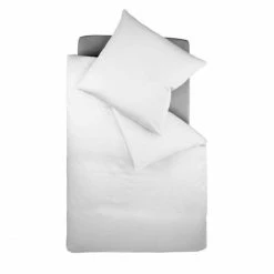 Coupon ❤️ Fleuresse Colours Bettwäsche-Garnitur - 135x200 / 80x80 Cm - Silber ✔️