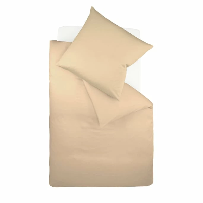 Schlussverkauf ✔️ Fleuresse Colours Bettwäsche-Garnitur - 135x200 / 80x80 Cm - Sand ? 1 Schlussverkauf ✔️ Fleuresse Colours Bettwäsche-Garnitur - 135x200 / 80x80 Cm - Sand ?