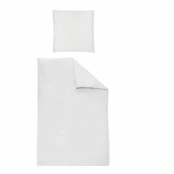 Angebote ❤️ Irisette PARIS SATIN Bettwäsche-Set - 200x220 / 2x80x80 Cm - Silber ❤️