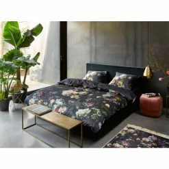 Brandneu ? ESSENZA HOME Essenza Fleur Satin-Bettwäsche - 135x200 / 80x80 Cm - Nightblue ? -ESSENZA HOME SHOP unnamed file 164