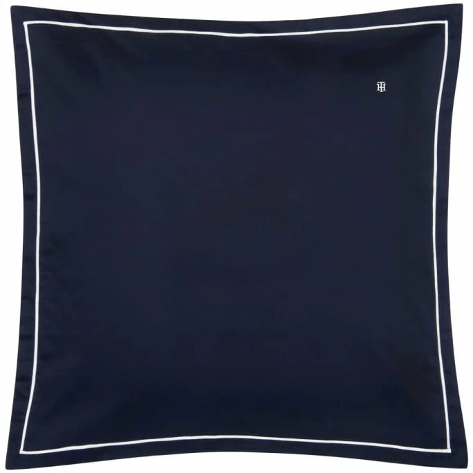 Blitzangebot ? Tommy Hilfiger Satin Uni Bettwäsche-Garnitur - 155x220 / 80x80 Cm - Navy ❤️ 2 Blitzangebot ? Tommy Hilfiger Satin Uni Bettwäsche-Garnitur - 155x220 / 80x80 Cm - Navy ❤️ – Bild 2