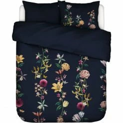 Coupon ? ESSENZA HOME Essenza Feda Bettwäsche-Set Aus Baumwoll-Satin - 135x200 / 80x80 Cm - Nightblue ?