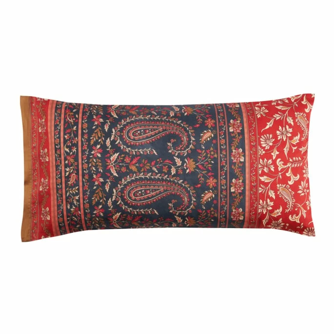 Rabatt ? Bassetti COMO Kopfkissen-Bezug Aus Baumwollsatin - 40x80 Cm - R1-rot ⌛ 1 Rabatt ? Bassetti COMO Kopfkissen-Bezug Aus Baumwollsatin - 40x80 Cm - R1-rot ⌛
