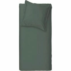 Schlussverkauf ✨ Cinderella Sundays Bettwäsche-Set Aus Baumwoll-Satin - 155x220 / 80x80 Cm - Green ?