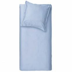 Am billigsten ? Cinderella Sundays Bettwäsche-Set Aus Satin - 135x200 / 80x80 Cm - Soft Blue ✔️