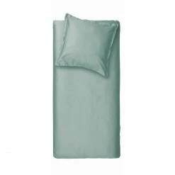 Angebote ? Cinderella Sundays Bettwäsche-Set Aus Satin - 135x200 / 80x80 Cm - Mineral Green ?