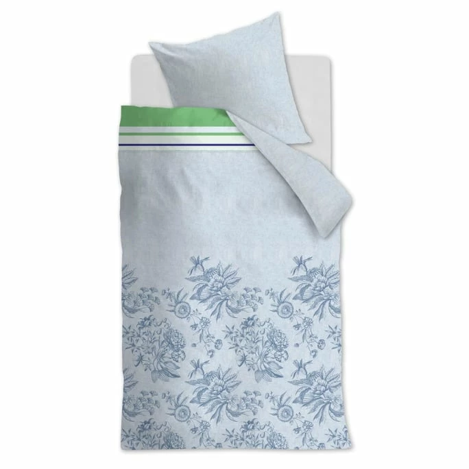Coupon ? Oilily ? Summer Fig Bettwäsche-Set Aus Mako-Satin - 155x220 / 80x80 Cm - Meeresgrün ? 1 Coupon ? Oilily ? Summer Fig Bettwäsche-Set Aus Mako-Satin - 155x220 / 80x80 Cm - Meeresgrün ?
