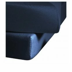 Am billigsten ? Fleuresse Colours L Bettlaken Aus Mako-Satin - 160x260 Cm - Nachtblau ?